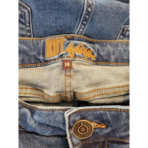 Kut from the Kloth Straight Leg Jeans High Waisted 14 - Picture 7 of 9